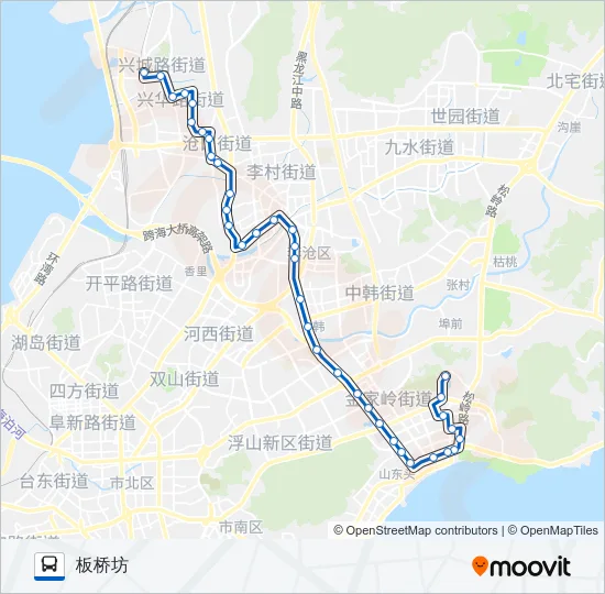 313路 Bus Line Map
