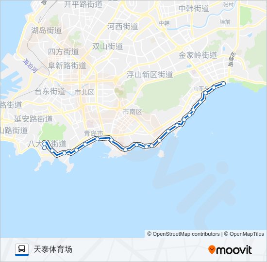 317路 bus Line Map