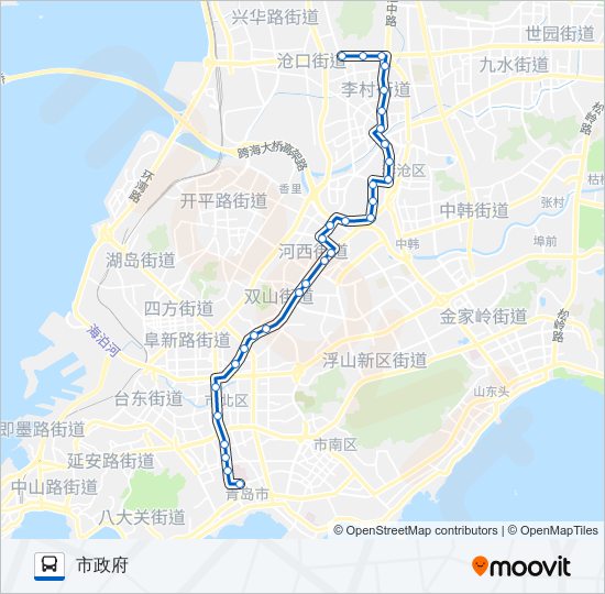 318路 bus Line Map