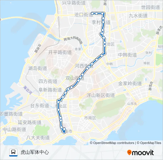318路 Bus Line Map