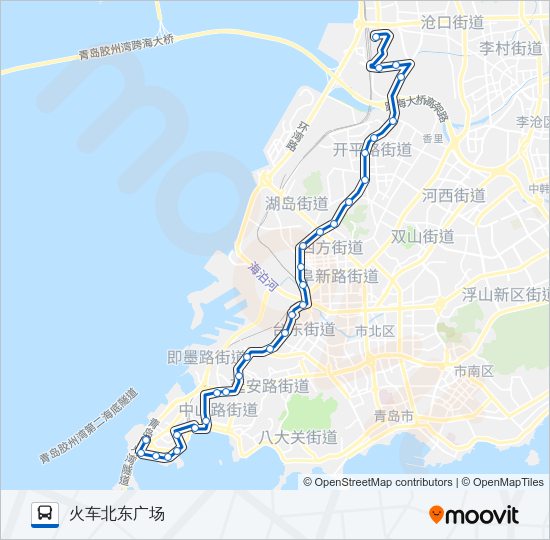 公交325路的线路图