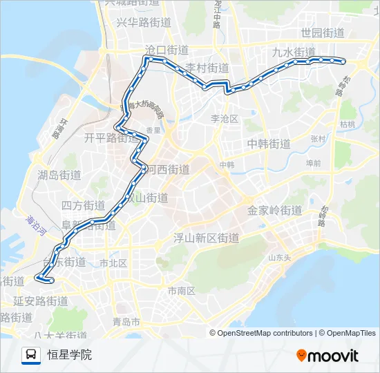 326路 Bus Line Map