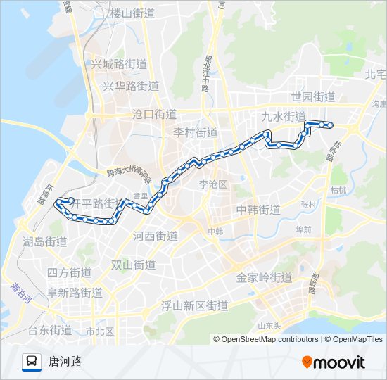 361路 Bus Line Map
