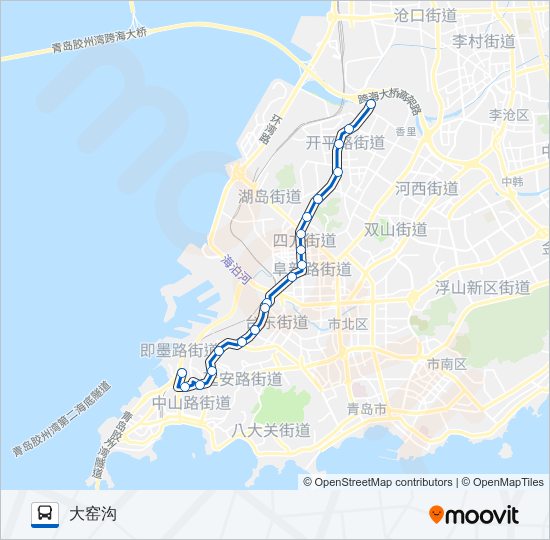 366路 bus Line Map