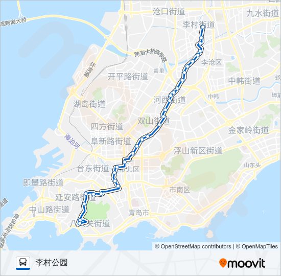 公交368路的线路图