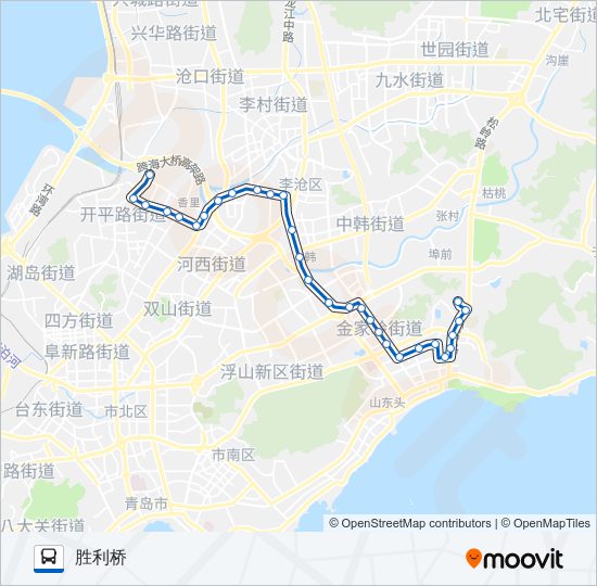 公交375路的线路图