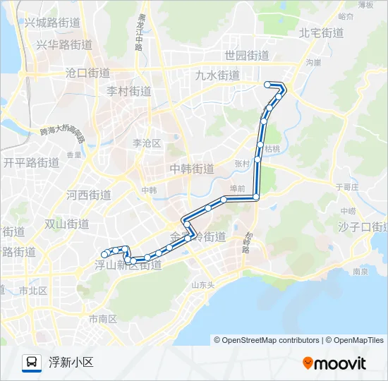 381路 Bus Line Map