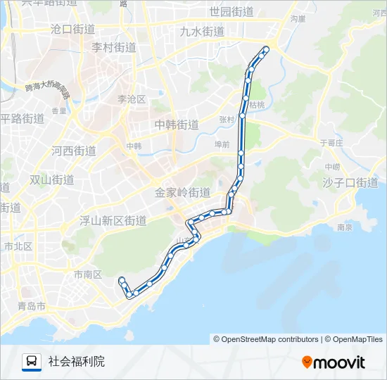 382路 Bus Line Map