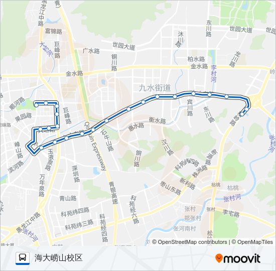 公交385路的线路图