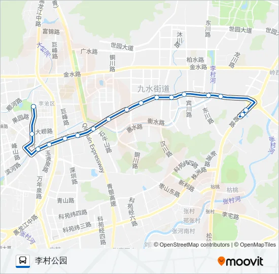 385路 Bus Line Map