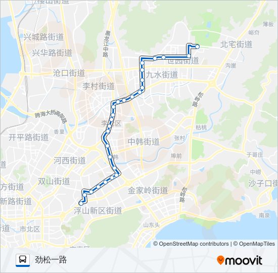 389路 Bus Line Map