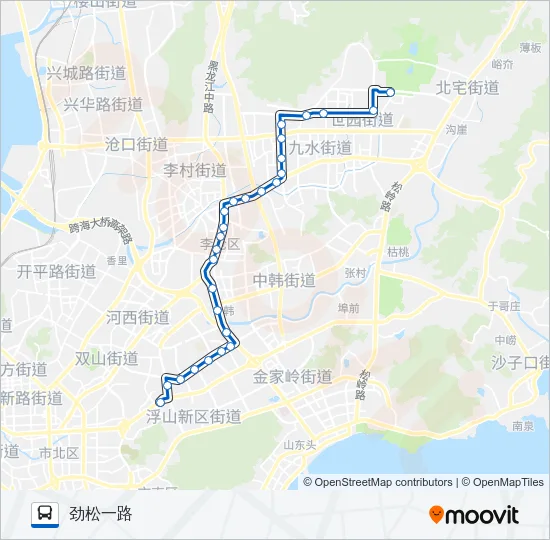 389路 Bus Line Map