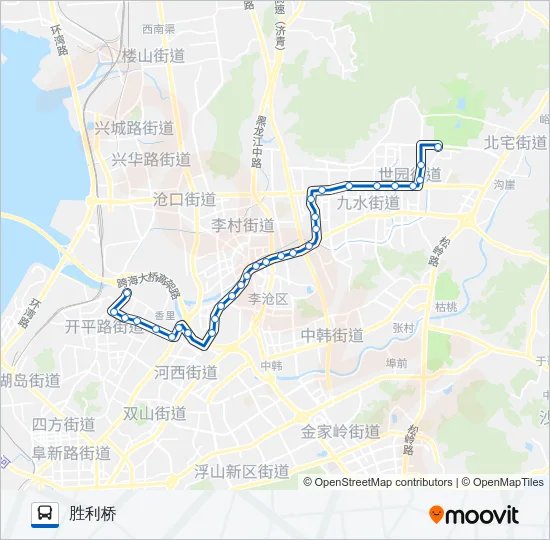 390路 Bus Line Map
