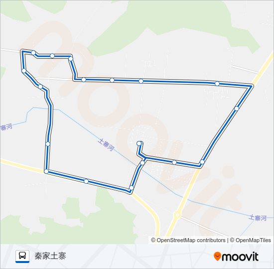 公交466路的线路图