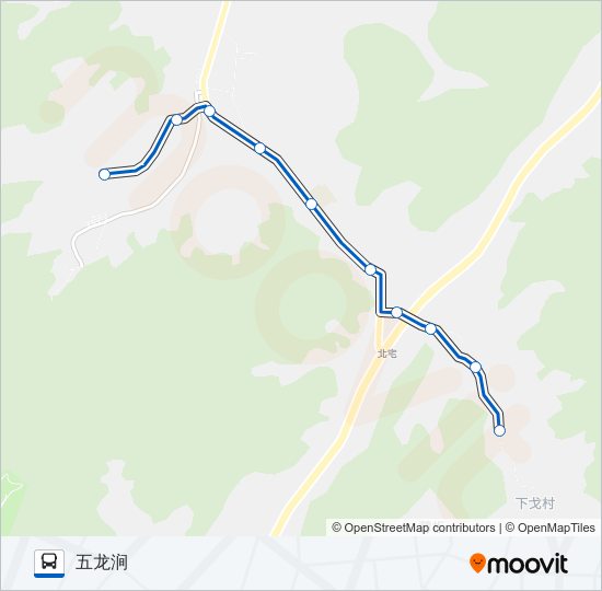 公交470路的线路图