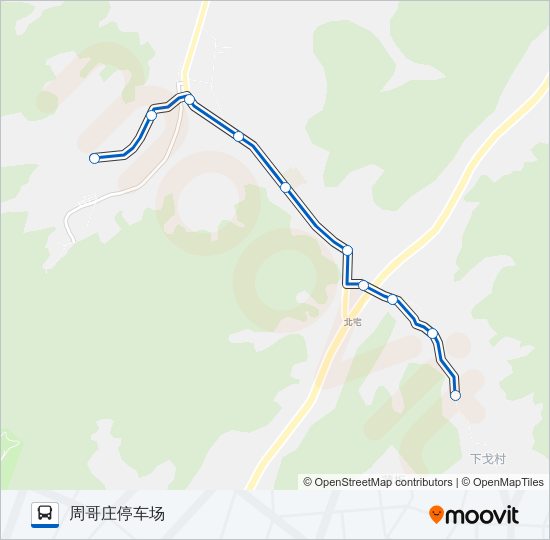 公交470路的线路图