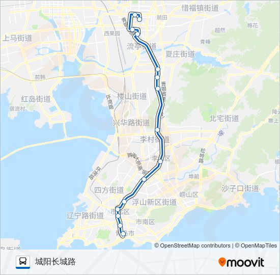 502路 bus Line Map