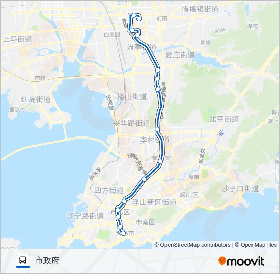 502路 Bus Line Map