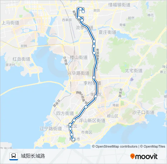 502路 Bus Line Map