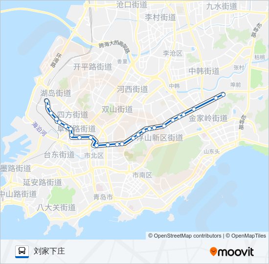 公交602路的线路图