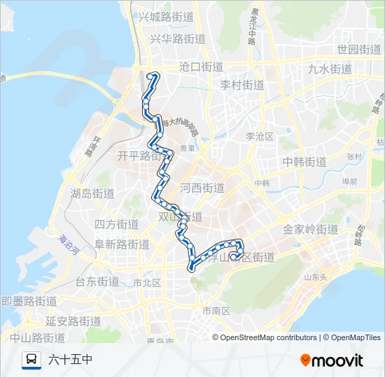 603路 Bus Line Map