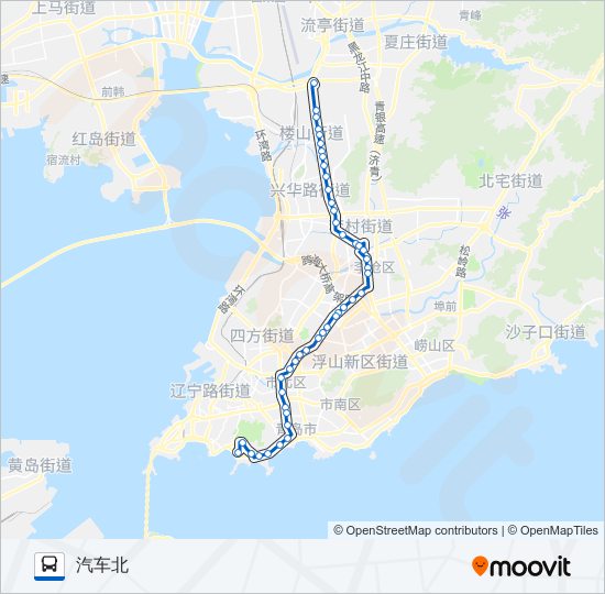 605路 bus Line Map