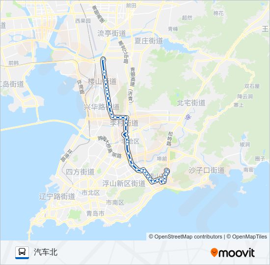 606路 bus Line Map