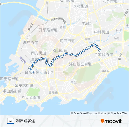 607路 Bus Line Map