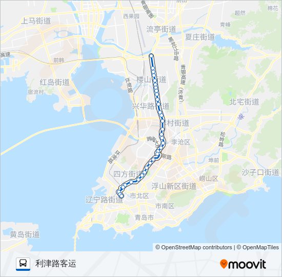 608路 bus Line Map