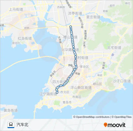 608路 Bus Line Map