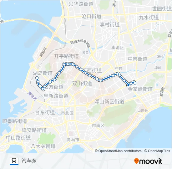 609路 Bus Line Map