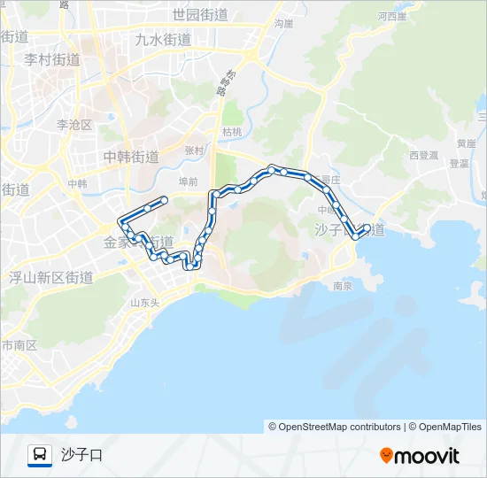 610路 Bus Line Map