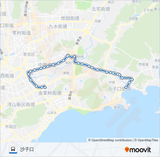 611路 bus Line Map