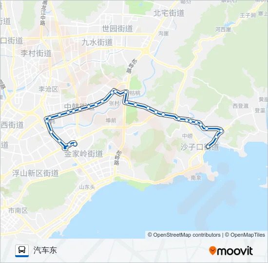 611路 Bus Line Map
