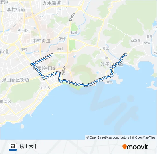 612路 Bus Line Map