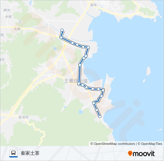 公交616路的线路图