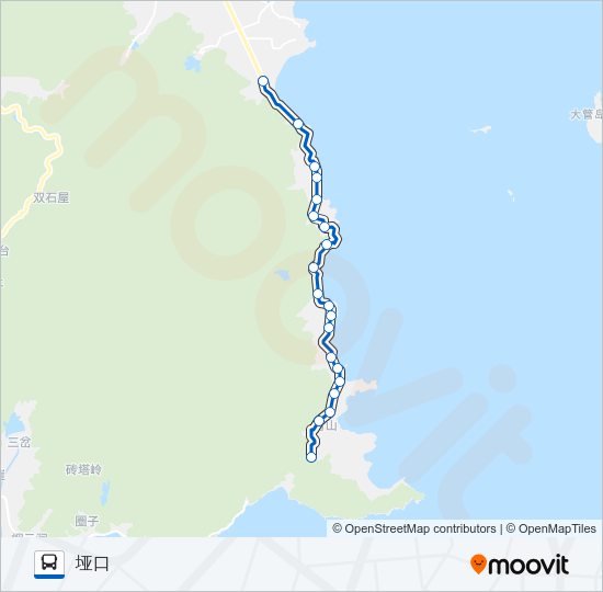 618路 Bus Line Map