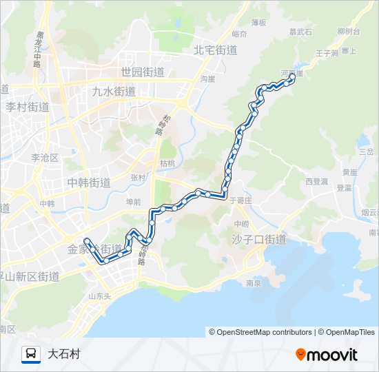 621路 bus Line Map