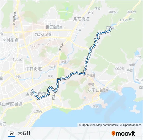 621路 Bus Line Map