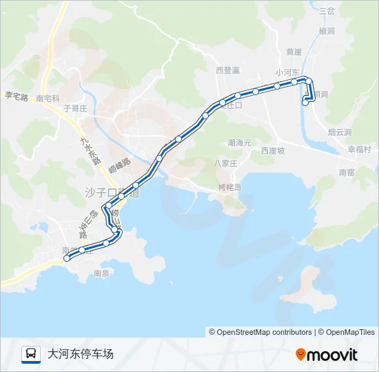 630路 Bus Line Map