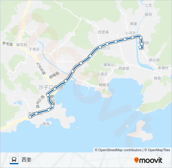 630路 Bus Line Map