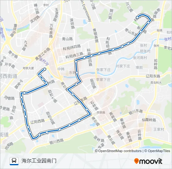 631路 Bus Line Map