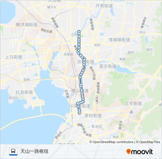 公交636路的线路图