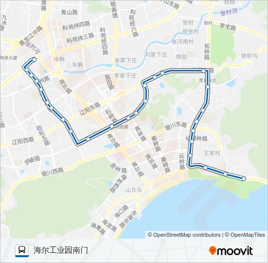 638路 Bus Line Map