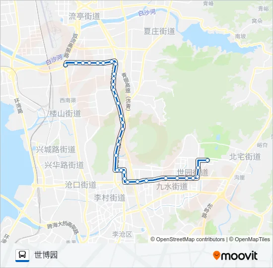 640路 Bus Line Map