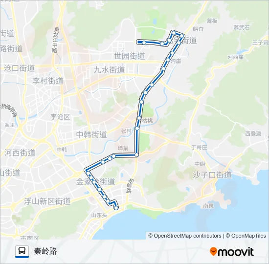 641路 Bus Line Map