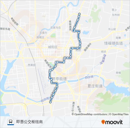 642路 bus Line Map