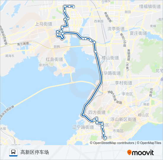 公交761路的线路图