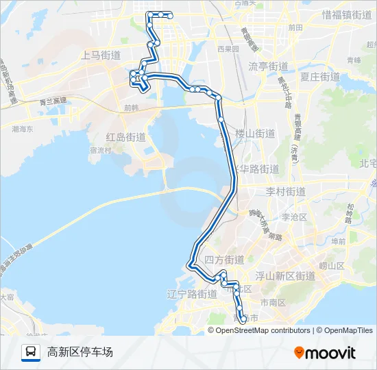 761路 Bus Line Map