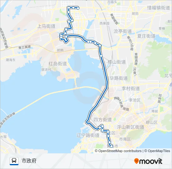 761路 Bus Line Map